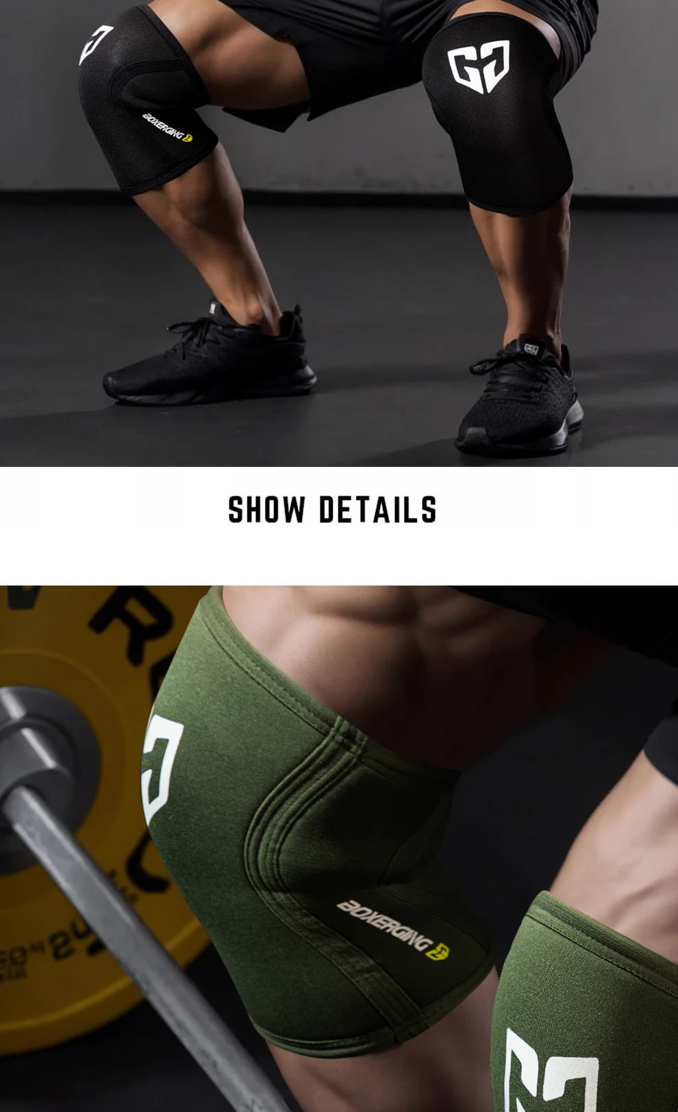 Compression Knee Pads for Sports – Squat, Weightlifting & CrossFit Support