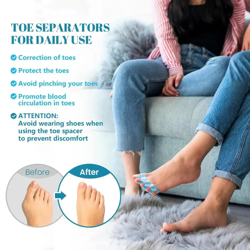 Toe Straightener for Plantar Fasciitis – Bunion Pain Relief & Improved Mobility