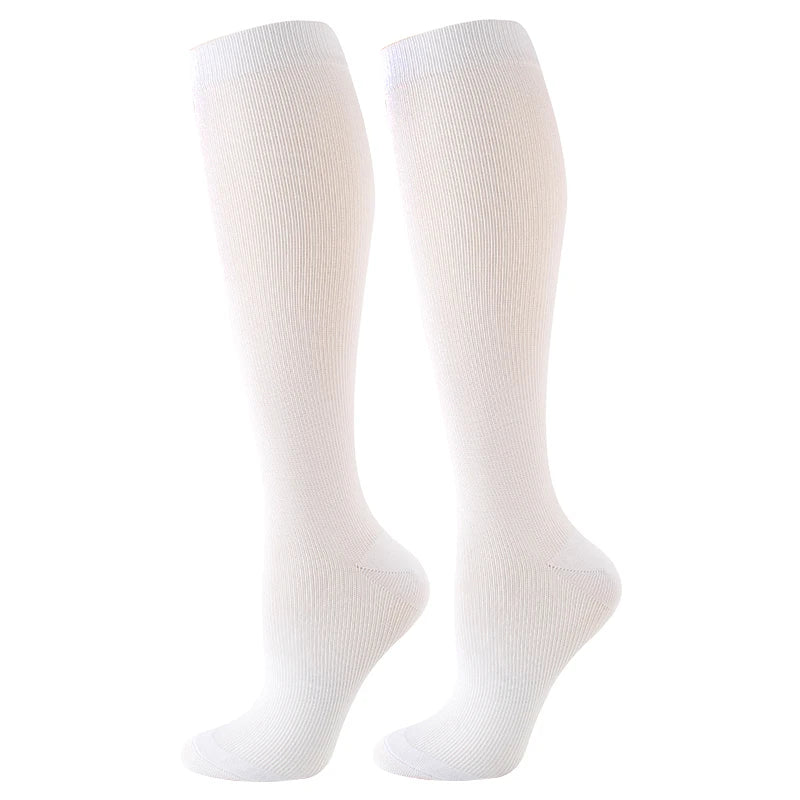 Compression Socks for Varicose Veins – Anti-Fatigue Support for Golf, Rugby, Running, Hiking, Sports, Driving, Travel & Flights | Unisex (Men & Women)