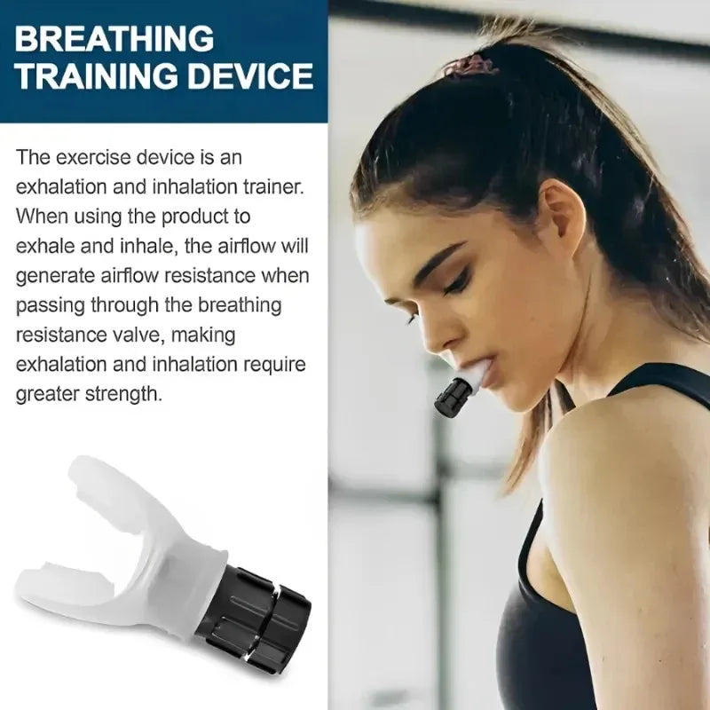 Portable Lung Breathing Exerciser – Adjustable Resistance Respiratory Trainer for Fitness, Endurance & Rehabilitation