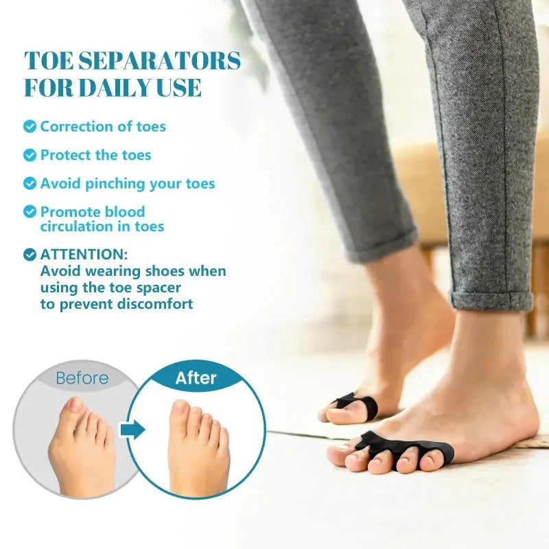 Toe Straightener for Plantar Fasciitis – Bunion Pain Relief & Improved Mobility